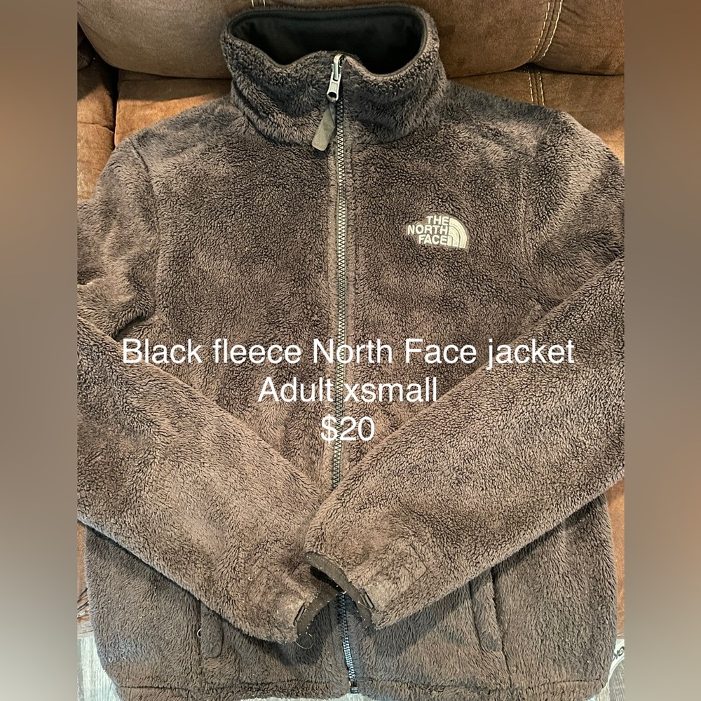 Black fleece North Dace jacket